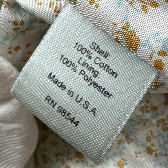 Beth Bowley White Feminine Floral Textured Office Singe Button Blazer Jacket 6 - Picture 9 of 15